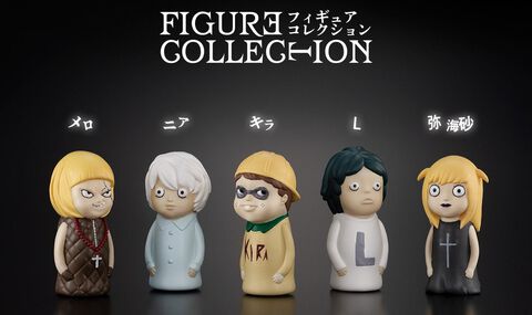 『デスノート』ニアが捜査で使っていた指人形がフィギュアに、ガシャポンオンラインで予約受付中。作中の指人形を忠実に再現
