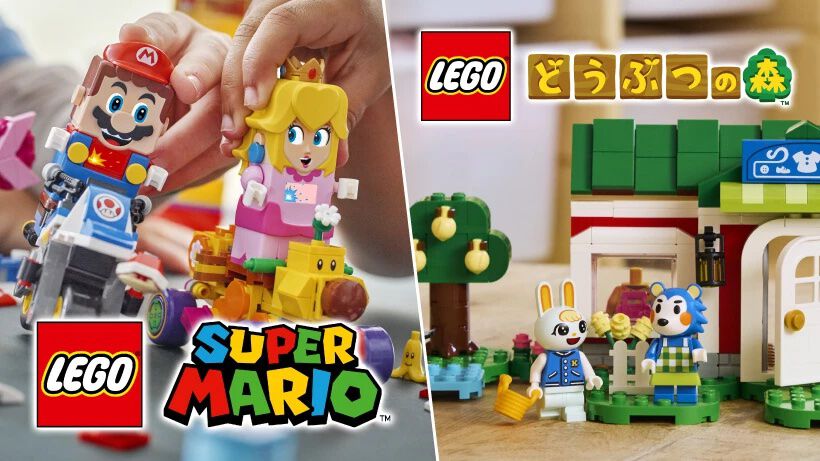 【レゴマリオ新作】『マリオカート』がレゴになって2025年1月1日発売、ヨッシーやドンキーコングたちも登場。『どうぶつの森』の新セットも同時発売