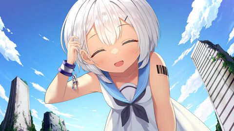 『水没廃墟のピアノドロイド』Steam版が4月24日18時発売。水没した世界の美しさ、残酷さ描くノベル形式アドベンチャー