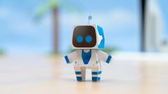 『アストロボット』およそ50人のアストロたちがダンスで新年を祝う。かわいい。『サルゲッチュ』ピポサルも混ざってる【ペーパークラフトを無料公開】