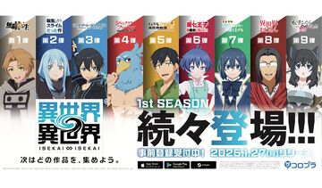 『異世界∞異世界』サービス開始日が1月27日に決定。『SAO』『転スラ』『無職転生』など人気アニメ作品のキャラが登場するコロプラ新作