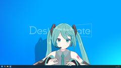 『Desktop Mate』PCデスクトップ上をキャラクターが自由に動き回るソフトが無料リリース。初音ミクが有料DLC第1弾として登場