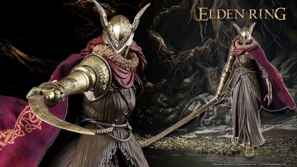 『エルデンリング』“ミケラの刃、マレニア”がアクションフィギュア化、1月9日より予約開始。義手刀を用いた神速の剣技を卓上で再現可能