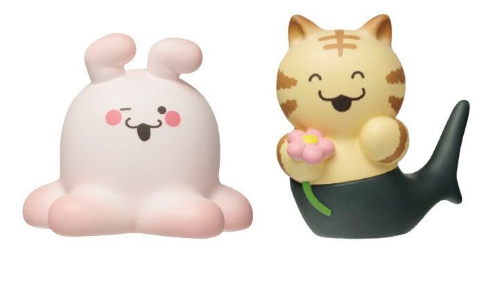 『かわいいキメラ』“うさたこ”や“ねこさめ”のフィギュアが登場。カプセルトイで1月30日発売