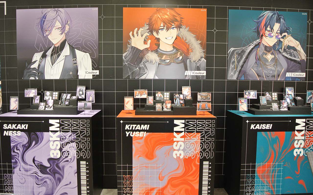 にじさんじ】“3SKM×“iCouleur”POP UP EVENTレポート。コラボアイ 