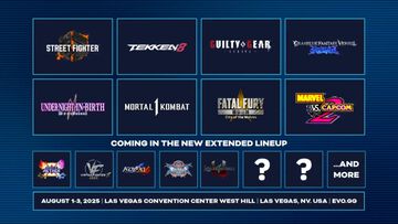 【EVO 2025】メイン種目が発表。『スト6』『鉄拳8』『ギルティギア ストライヴ』『グラブルVSライジング』ほか計8タイトル
