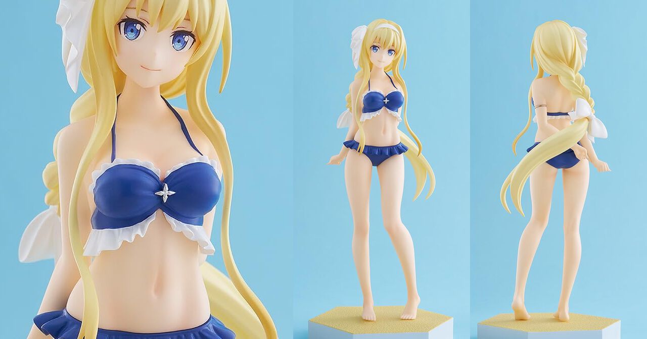 SAO』アリスが大胆ながら少しあどけなさも感じさせるデザインの水着で 