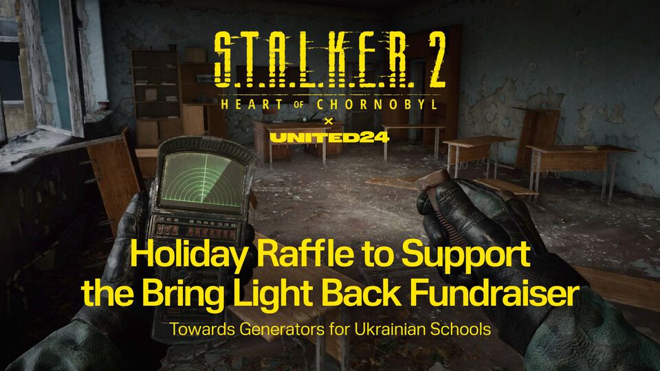 『S.T.A.L.K.E.R. 2』ウクライナの学校に発電機を設置するための寄付を受付中。ゲームオリジナルの放射線量計や豪華版パッケージが当たる