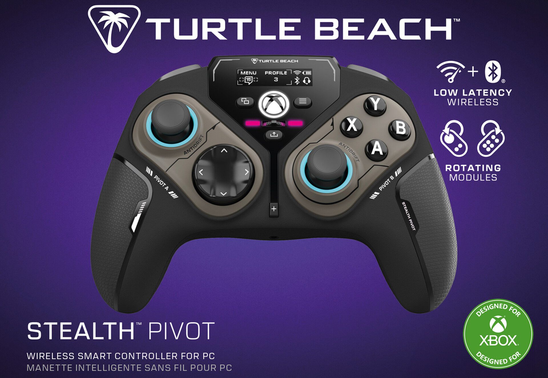 ボタン部分が回転するコントローラー“Stealth Pivot”が1/24発売