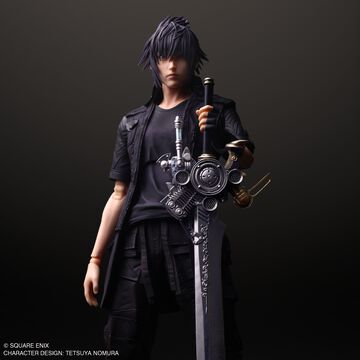 『FF15』ノクティスの“PLAY ARTS 真”が発売決定。エンジンブレードや王の力による“赤い瞳”の交換顔などが付属【予約受付中】