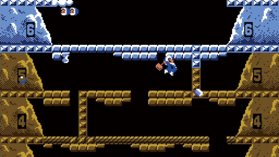 『アイスクライマー』40周年。『スマブラ』でもおなじみポポとナナを操る登山アクション。協力したりジャマをしたりふたり同時プレイが熱かった【今日は何の日？】