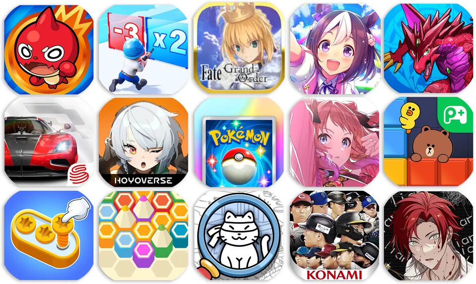 『ポケポケ』が2024年下半期モバイルゲームダウンロード数1位を記録。収益1位は『モンスト』、パブリッシャー別では『学マス』が好調なバンダイナムコがトップを記録