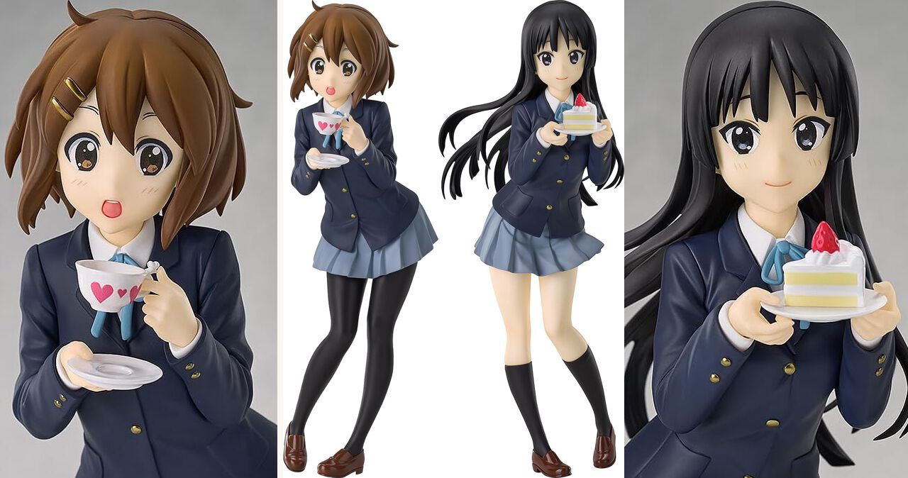 『けいおん!』より放課後ティータイム中(?)の唯と澪がフィギュアに!『POP UP PARADE 平沢唯 L size/秋山澪 L size ...