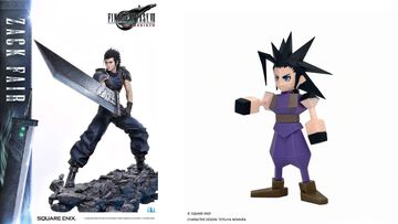 『FF7リバース』ザックスの高級フィギュア（26万4000円）予約開始。あわせて『FF7』のローポリ姿（3300円）もフィギュアに