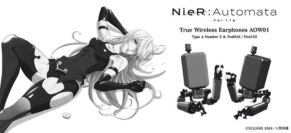 ワイヤレスイヤホン NieR:Automata　Type A Number 2 Number A ワイヤレスイヤホン 2 NieR:Automata　Type