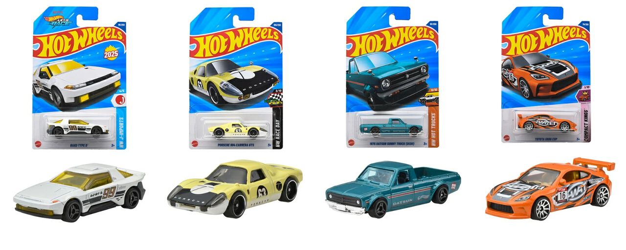 ホットウィール（Hot Wheels）】4/5発売のベーシックカー新作4種セット 