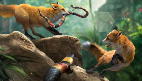 ジャングルを生き抜く村ゲー『キング・オブ・ビースト：新世界』が日本上陸。古今東西の動物が集合してライオンvsカモノハシだって起こる！