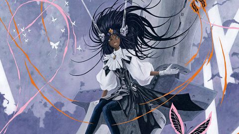 【FSS】『ファイブスター物語』18巻のカバーイラスト公開、チャンダナが表紙を飾る。前17巻より2年ぶりとなる新刊は3月10日発売