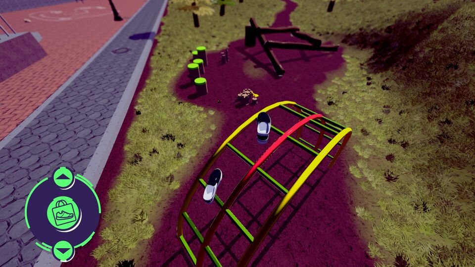 『バンバス！』1足のシューズになって街中を自由に冒険できるサンドボックス型ウォーキングシミュレーター。ひと足早くプレイできるデモ版をSteam Nest Festで公開