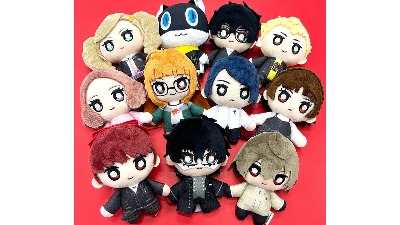 『ペルソナ5 ザ・ロイヤル』ぬいぐるみキーホルダーに新島真や芳澤かすみたちが新たに仲間入り。ぬい撮りも楽しいミニサイズ