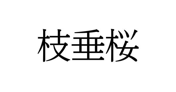 難読漢字】あたたかい春ならではの“枝垂桜”＝〇〇〇〇〇〇