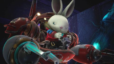 『ラスティ・ラビット』体験版が配信開始。黒田崇矢が演じる中年ウサギのロボアクション。虚淵玄が原案/脚本を担当