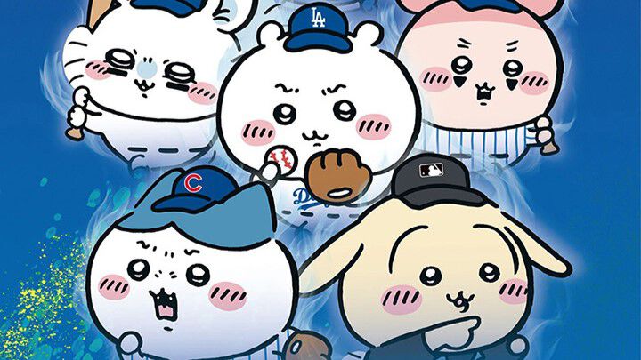 予約】ちいかわ×MLB TOKYO SERIES マスコット うさぎ（カブス