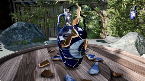 『KINTSUGI』日本伝統の修復技法“金継ぎ”から着想を得た割れた器の3Dパズルゲーム。Steamにて体験版が配信中