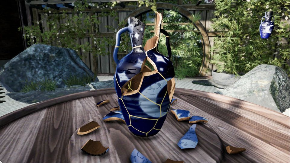 『KINTSUGI』日本伝統の修復技法“金継ぎ”から着想を得た割れた器の3Dパズルゲーム。Steamにて体験版が配信中
