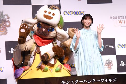 『モンハンワイルズ』西野七瀬が発売前日に実機プレイに挑戦！ 凸凹コンビによる“イャンクック討伐クエスト”では4体からの十字砲火でえらいことに!?