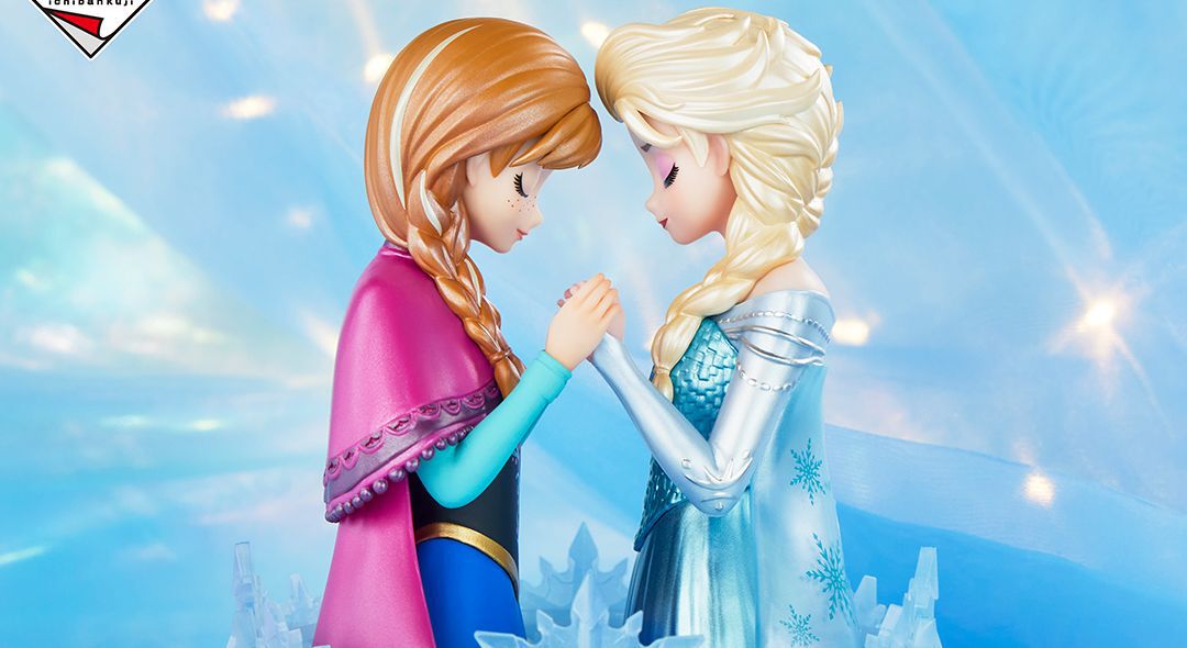 『ディズニープリンセス』一番くじが本日（4/26）発売。アナ&エルサのフィギュアは姉妹の絆をイメージ。プリンセスたちのバスタオルやポーチなども登場