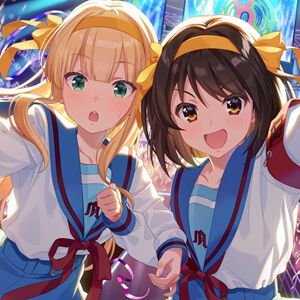 『アイプラ』×『ハルヒ』コラボでは星見プロのアイドルがSOS団に入団!? “ハルヒダンス”を踊るアイドル達の再現度がすごすぎて、全人類に見てほしい…！【電撃春アニメ×ゲーム2025】