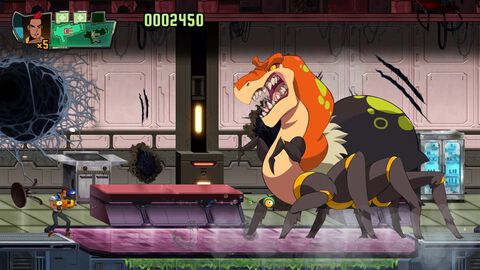 『スパイダーサウルス』クモ×恐竜の脅威の新種を駆逐せよ！オフラインで2人同時プレイもできるアクションシューティング6月19日に発売