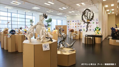 【ポケモン】オーガポン、ゾロア、レジギガスなど美大生の制作したポケモンアート70体以上が並ぶ展示会が3月27日より開催。オリジナルモンスターボールを作るワークショップも実施