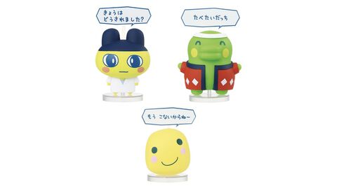 『たまごっちのプチプチおみせっち』一番くじにお医者さん姿のまめっちフィギュアや限定デザインのたまごっちが登場。3月25日より発売