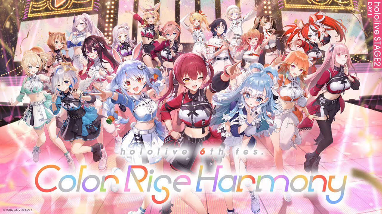 ホロライブ】夜の第2幕、“hololive 6th fes. ”のSTAGE2は『ぽ』に 