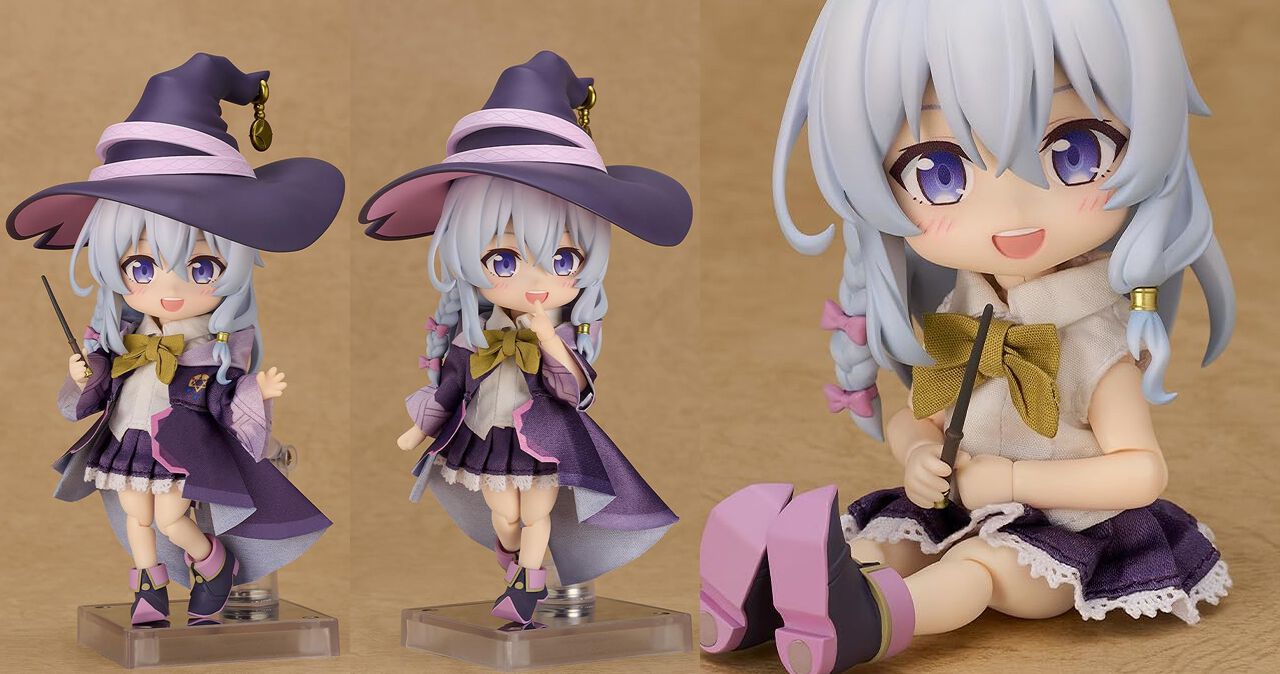 魔女の旅々 イレイナ ねんどろいど フィギュアセット 魔女の旅々』イレイナがお馴染みの魔女服姿でアクション