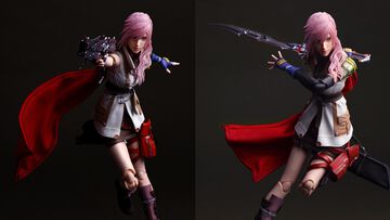 『FF13』ライトニングフィギュア登場。ブレイズエッジは銃と剣を切り替え可能。眼球可動で幅広いシチュエーションを再現