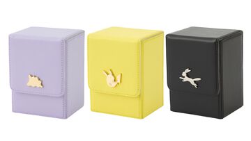 『ポケモン』イタリアンレザーの高級デッキケースが登場。ピカチュウ、メタモン、ブラッキーの3デザイン。3月22日にポケモンセンターで発売