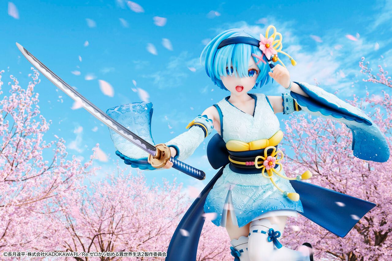 リゼロ』刀を手にした戦装束のレムがフィギュア化。凜々しくも
