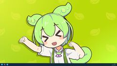 “ずんだもん”が『Desktop Mate』第3弾DLCとして4月3日に配信決定。待望の“ボイス機能”を搭載、デスクトップPC上を元気に動き回る