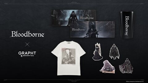 『ブラッドボーン』美しい人形のTシャツが登場、ゲームの世界観とセリフをプリント技法で表現。本日（3/19）から予約開始
