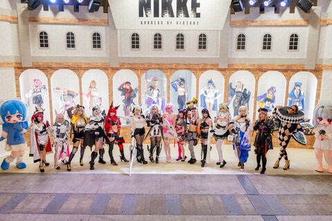 【NIKKE】リアル10連ガチャ再び！ ニケ個別面談室や、130点以上並ぶ美術館。ニコニコ超会議2024にてフルバースト中【ニケ】
