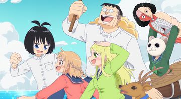 『ONE PIECE』スピンオフ漫画『恋するワンピース』アニメ化。4月1日よりYouTubeほかで配信。山本海賊王（声：金本涼輔）、小山菜美（声：佐倉綾音）、中津川嘘風（声：中村悠一）