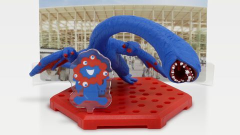 『モンハン』青いフルフルが襲来。大阪・関西万博で販売されるミャクミャクとのコラボグッズ情報が公開
