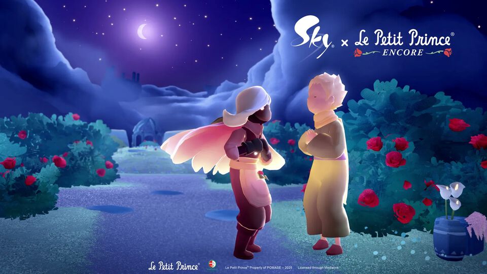 『Sky 星を紡ぐ子どもたち』“星の王子さま”が再び舞い降りる。コラボイベントが復刻開催。春の訪れが各地を彩る季節イベント“花笑む日々”として実施