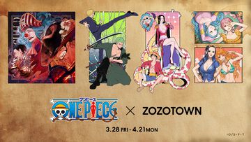 『ワンピース』×ZOZOTOWNコラボ商品が3月28日より販売。ルフィやゾロ、サンジなど11キャラクターの描き下ろしイラストを使用した限定アイテム