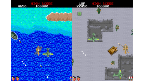 【アケアカ】『陸海空 最前線』が3/27配信。手榴弾や機関銃、スーパーメカを駆使して敵が大量に待ち構える要塞を突破していく縦スクロールシューティング