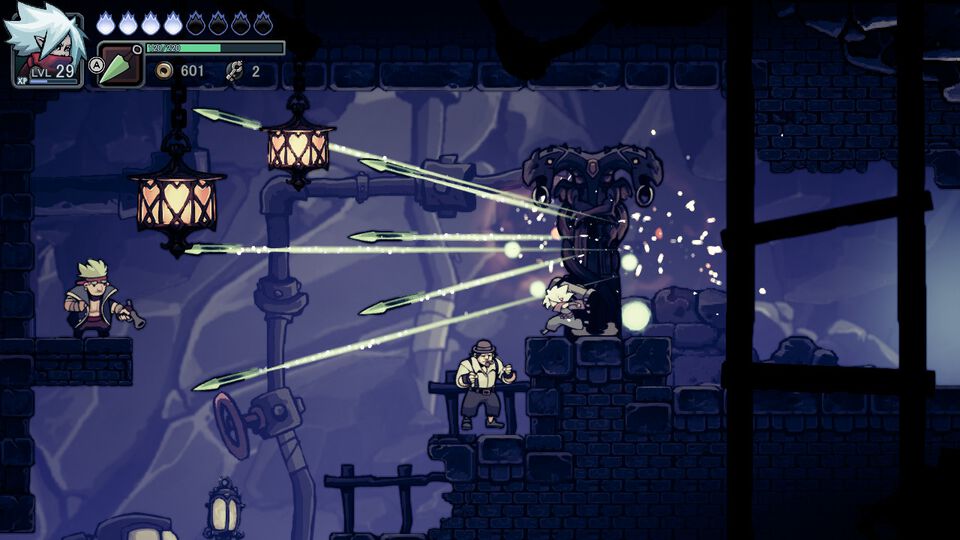 『トワイライトモンク』Switch/Steamにて配信開始。手書きの美しい世界で大きな石柱を使って戦うダンジョン探索型2.5DアクションRPG