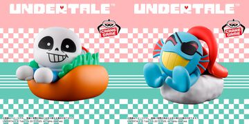 【UNDERTALE】なぜかサンズがホットドッグ、アンダインが寿司に挟まってプライズ景品としてフィギュア化